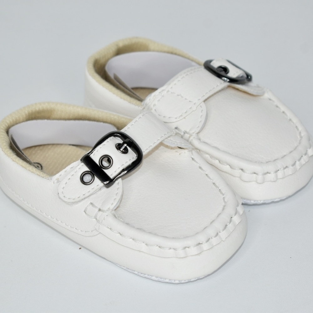 Tong You Yuan White Infant/Toddler's Soft Bottom Shoes Size 13